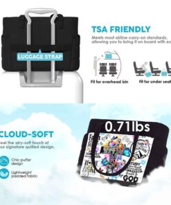 VELYZE Faith Flower Butterfly Puffy Tote Bag - View 4