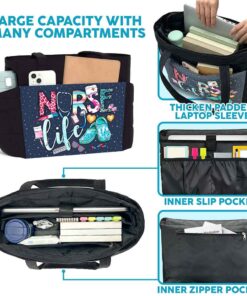 VELYZE Life Crocs Puffy Tote Bag - View 3