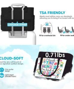 VELYZE Tiny Human Pastel Puffy Tote Bag - View 4