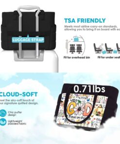 VELYZE Watercolor 2 Puffy Tote Bag - View 4